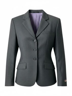 NWT R. J. CLASSICS Prestige Collection Devon Blazer Plaid Wool Hunt Show Coat 6L